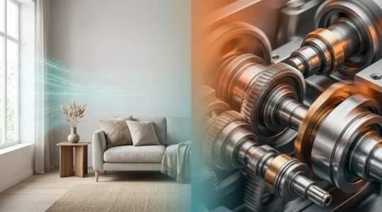 Technologie Inverter d'un climatiseur avec compresseur à vitesse variable en fonctionnement