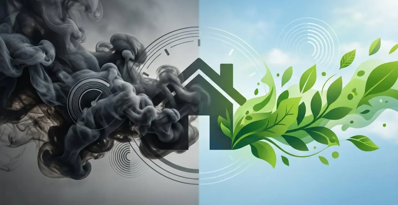 Visualisation graphique de la réduction des émissions CO2 après rénovation énergétique